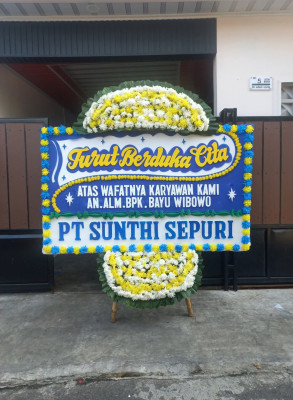 Papan Bunga Duka di Kejaksan