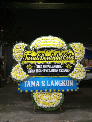 Papan Bunga Duka di Kejaksan